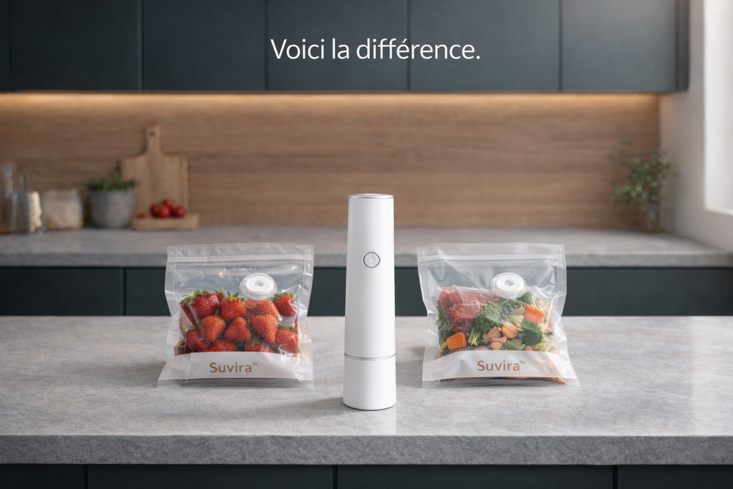 Suvira™ – Conservez plus longtemps. Gaspillez moins.